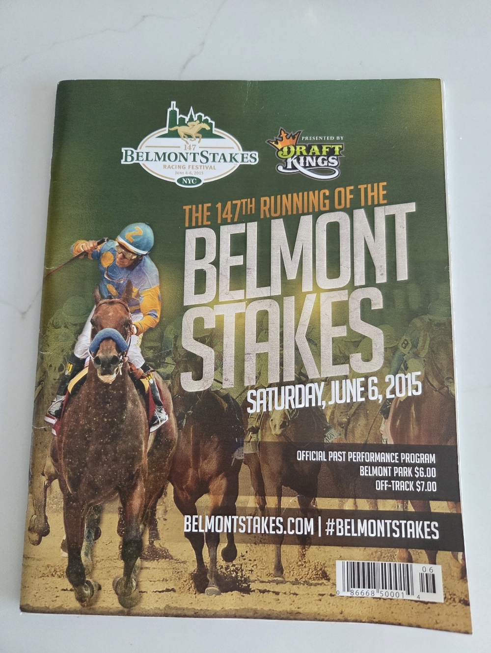 Belmont Stakes 2015 Official Past Performan Racing Program -